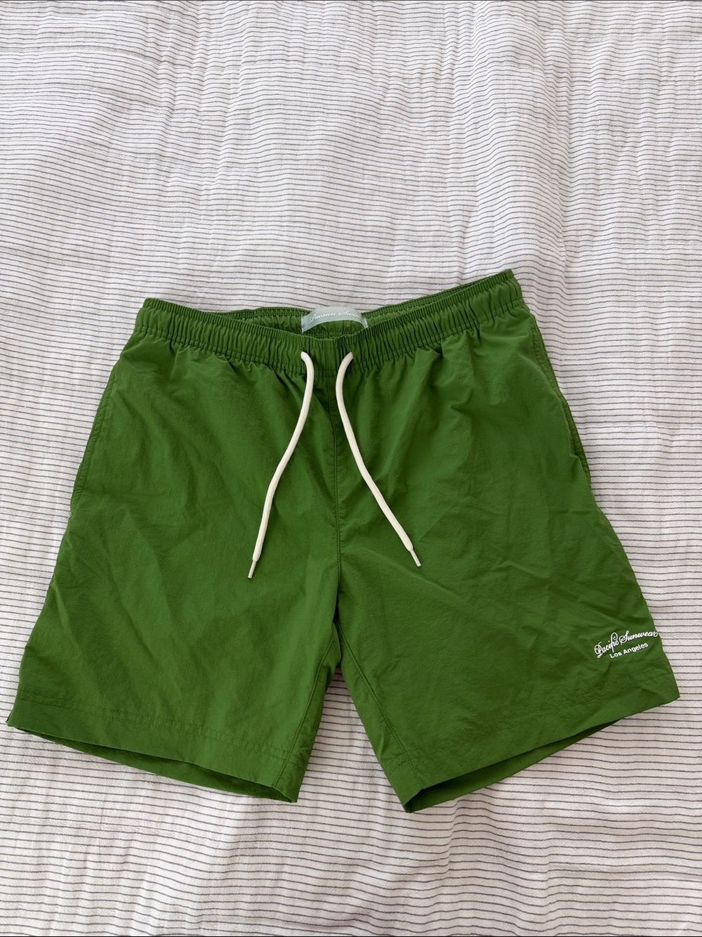 NWOT Pacsun Green Collegiate 6.5" Swim Trunks